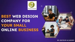 Best Web Design Company for Your Small Online Business