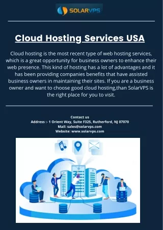 cloud hosting services usa