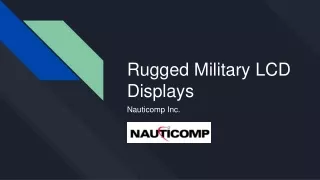 Rugged Military LCD Displays