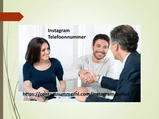 instagram telefoonnummer