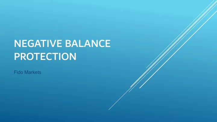 negative balance protection