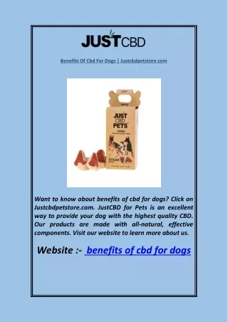 benefits of cbd for dogs justcbdpetstore com