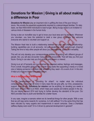 Non-Governmental Organization| Social Responsibility During COVID