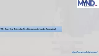 why does your enterprise need to automate invoice