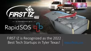FIRST IZ is Recognized as the 2022 Best Tech Startups in Tyler Texas!