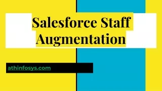 Salesforce Staff Augmentation