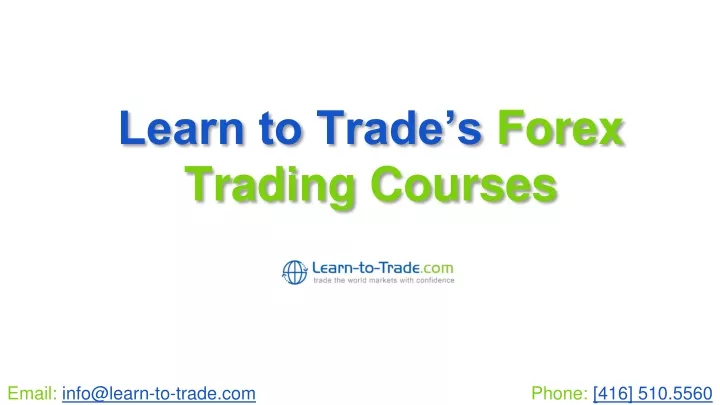 learn to trade s forex trading courses