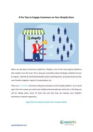 8 pro tips to engage customers on your shopify