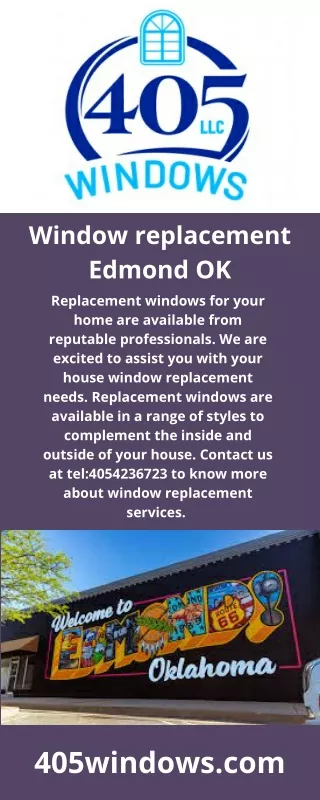 window replacement Edmond OK