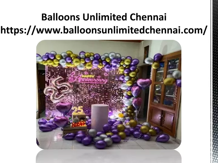 balloons unlimited chennai https