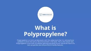 what is polypropylene