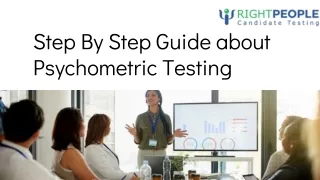 know about Psychometric Testing in Detail - RightPeople