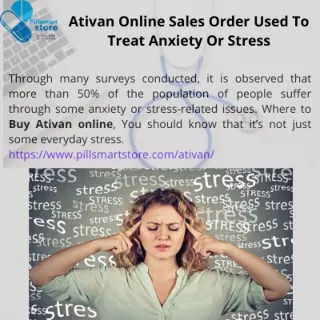 Ativan Online Sales Order Used To Treat Anxiety Or Stress