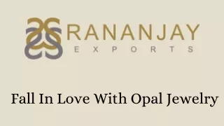 Fall In Love With Opal Ring || Rananjay Exports