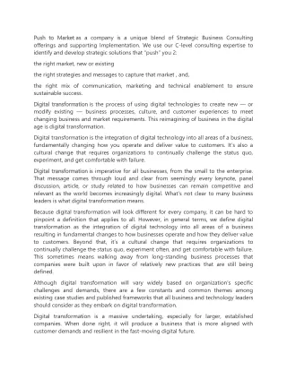 Digital Transformation Service