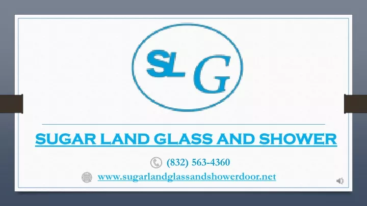 sugar land glass and shower