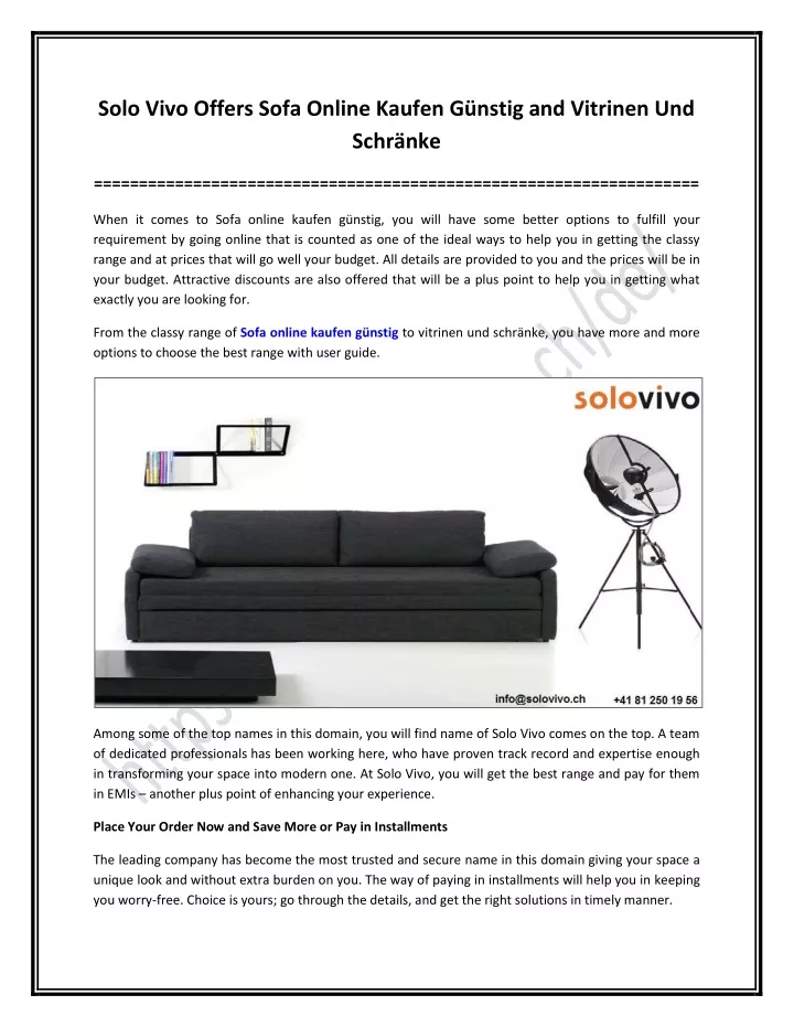 solo vivo offers sofa online kaufen g nstig