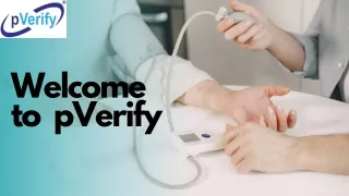 welcome to pverify