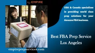 Best FBA Prep Service Los Angeles