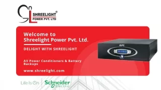 AV PoweSchneider AV Power Conditioners & Battery Backups | Shreelir Conditioners