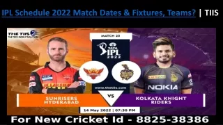 Today IPL Match Prediction -  Sunrisers Hayadrabad  vs Kolkata Knight Riders 100