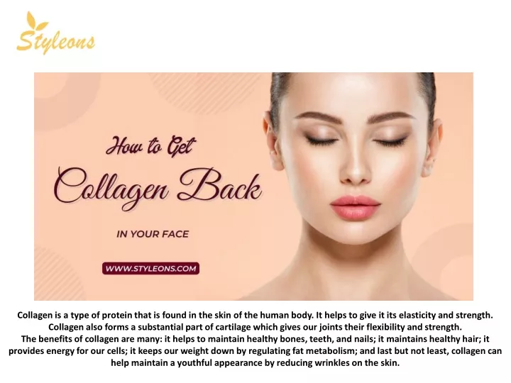 collagen is a type of protein that is found