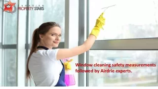 window cleaning safety measurements followed