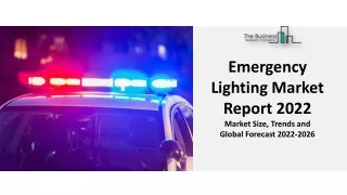 emergency lighting market report 2022 market size