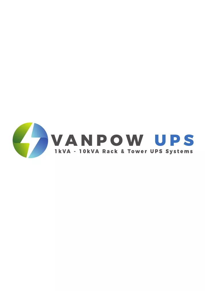 va n p ow u p s 1kva 10kva rack tower ups systems