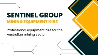 Mining Equipment Rental Australia