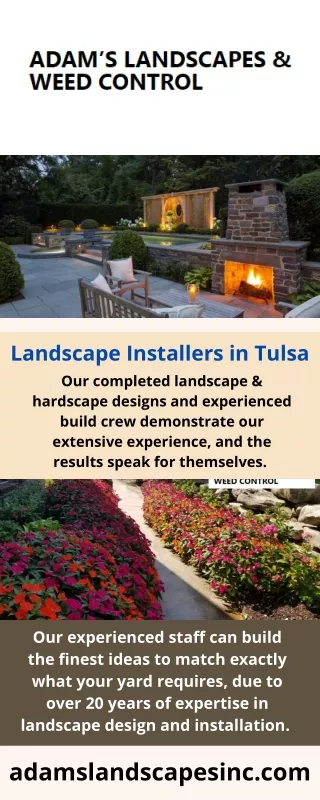 Landscape Installers in Tulsa