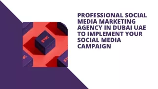 Professional Social Media Marketing Agency in Dubai UAE to Implement Your Social