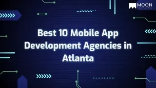 best 10 mobile app development agencies in atlanta