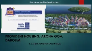 Flats in Goa, 2 bhk flats in goa, 3 bhk flats in goa - Aroha Goa