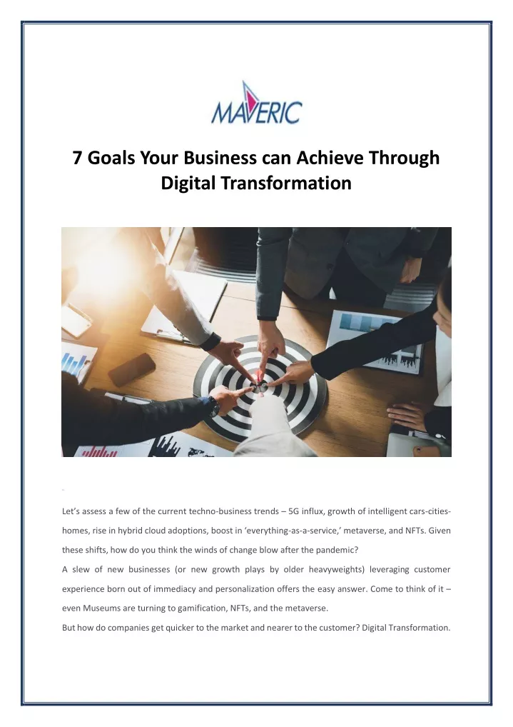 7 goals your business can achieve through digital