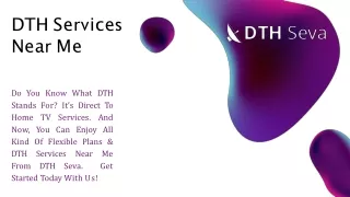 DTH Services Near Me