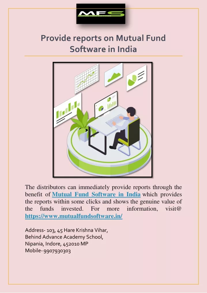 provide reports on mutual fund software in india