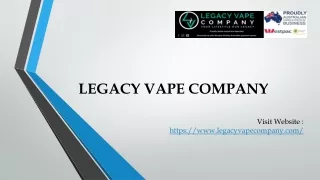 Legacy Vape Company, Best Mods Kit Supplier in Australia