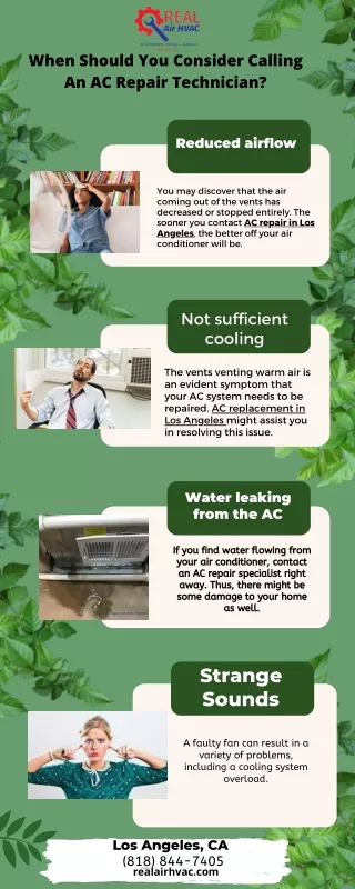 When Should You Consider Calling An AC Repair Technician