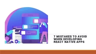 7 Mistakes to Avoid When Developing React Native Apps
