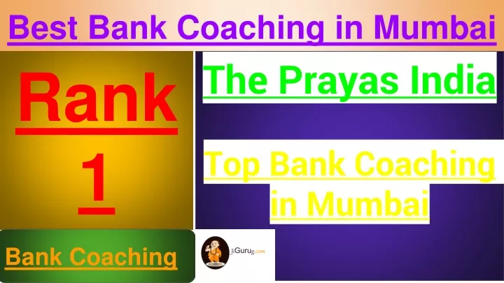 best bank coaching in mumbai