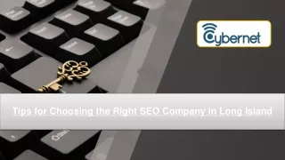 tips for choosing the right seo company in long