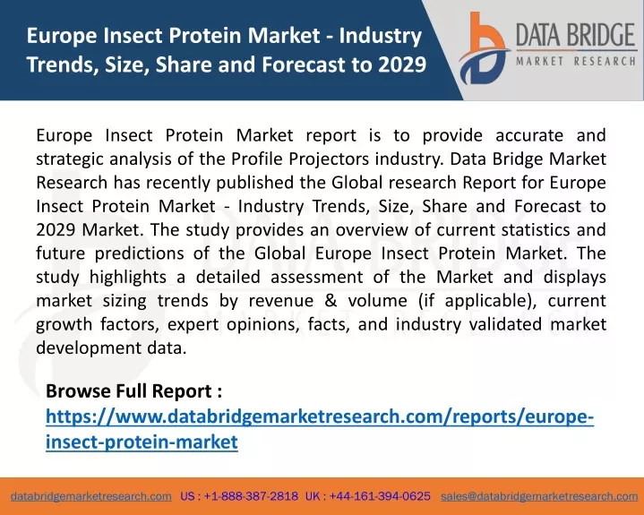 europe insect protein market industry trends size