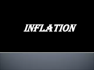 Inflation- economic status