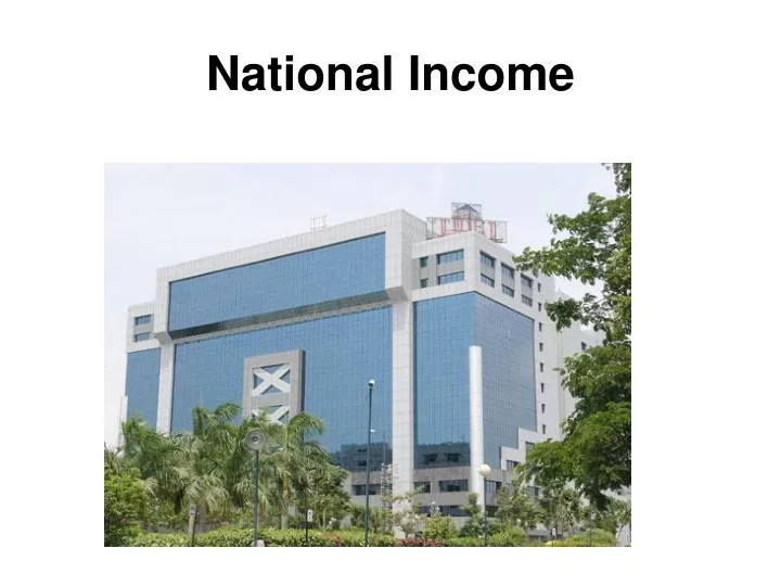 national income