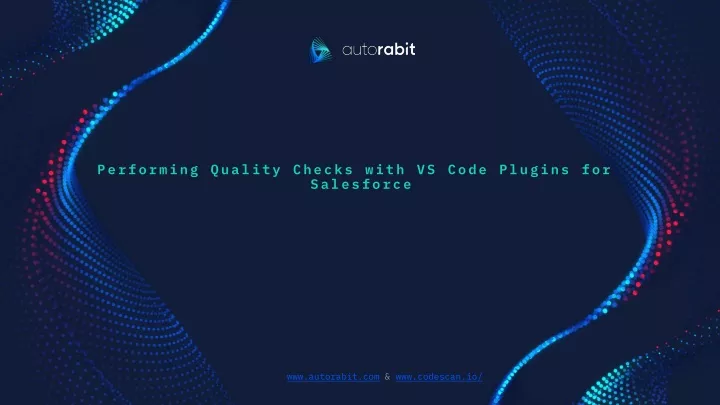 performing quality checks with vs code plugins
