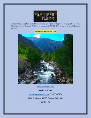 Denver trips|denver-tour.com