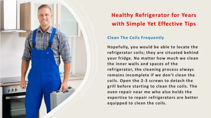 healthy refrigerator for years with simple yet effective tips