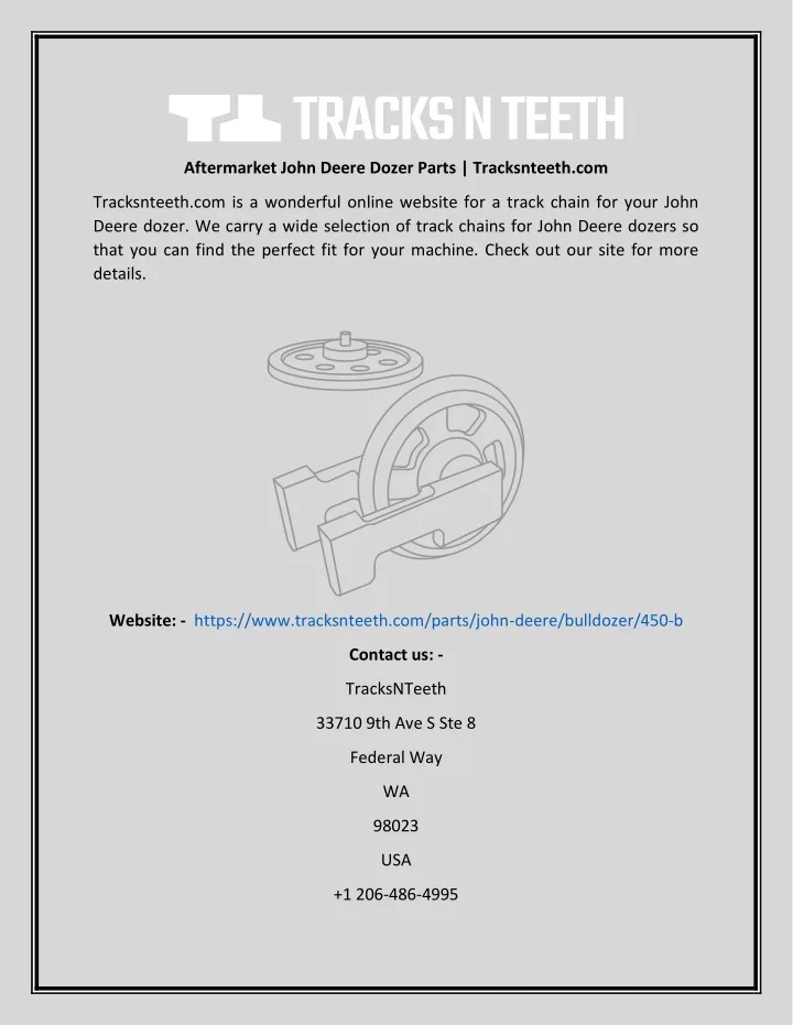 aftermarket john deere dozer parts tracksnteeth