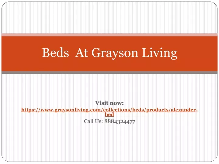 beds at grayson living